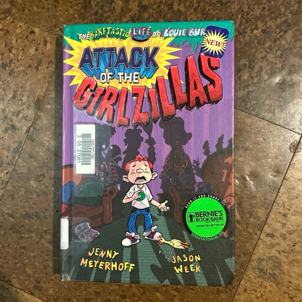 Attack of the Girlzillas - The Fantastic Life of Louie Burger Children's Book